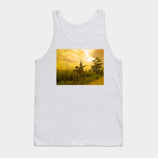 Biking at Sunset Tank Top